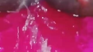 Ebony Mature Bitch Is a Squirter