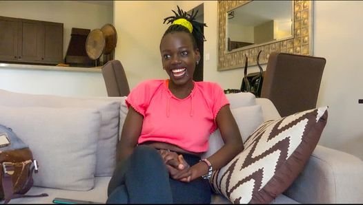 Lactating Amateur Black MILF Tapped In Fake Interracial Job Interview