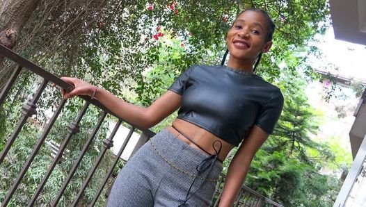 Tight Black THOT Tricked Into Sucking and Fucking Big White Dick Agent